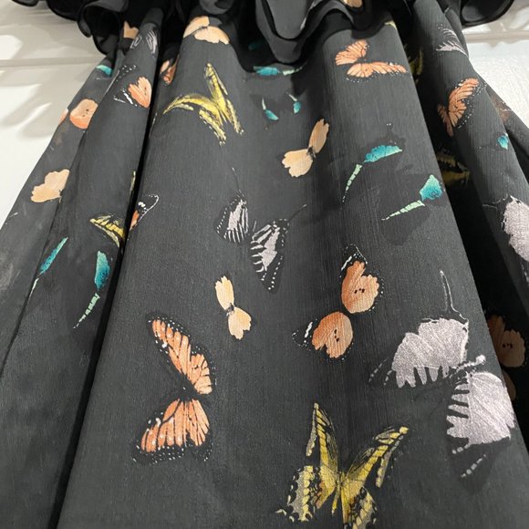 Sam Edelman Butterfly shoulder dress fits 10-14 - Picture 3 of 5